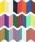 24 Colors Hot Glue Sticks - 0.4" x 3.9", Mini Size Melt Hot Glue Sticks, 36pcs Colored + 36pcs Glitter, Multipurpose for Art Craft Project, General Repair, Bonding, Sealing, 72 Counts